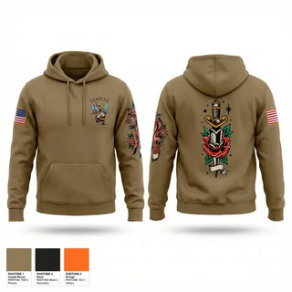 Hoodie, SEABEES, Navy, Teamtime, Team time, sublimation, custom sports apparel, team uniforms, spirit wear, spiritwear, sports uniforms, custom shirts, team store, custom team store, fundraiser sports, apparel fundraiser