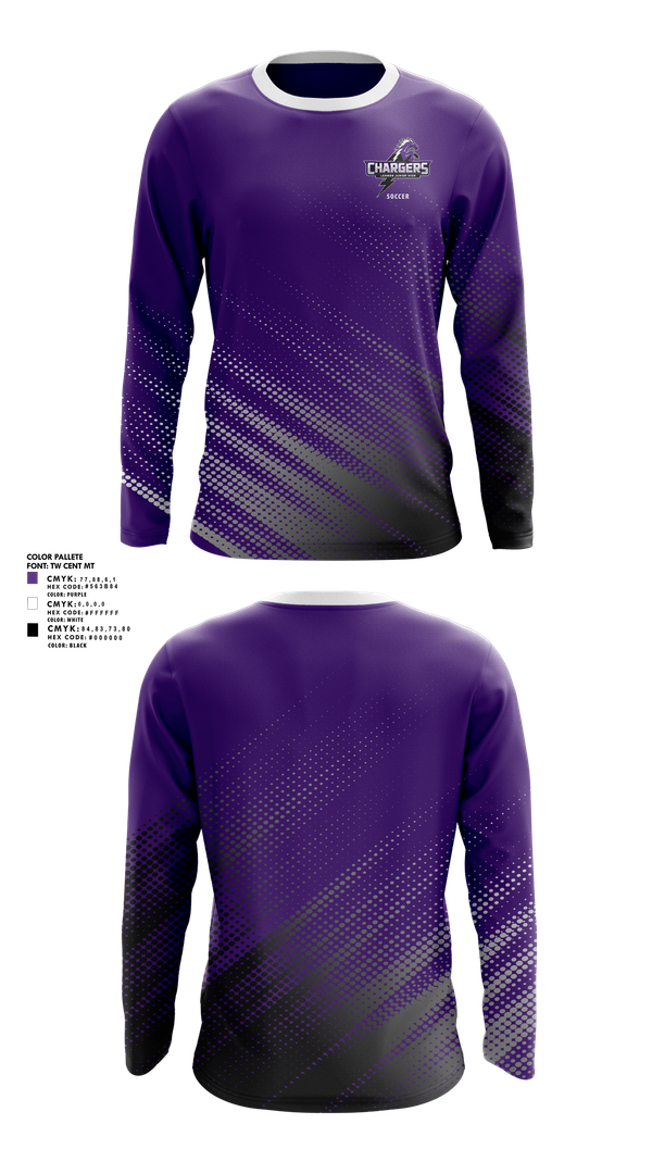 Long Sleeve Performance Shirt, Dean Leaman Junior High School Soccer, Men's Soccer, Teamtime, Team time, sublimation, custom sports apparel, team uniforms, spirit wear, spiritwear, sports uniforms, custom shirts, team store, custom team store, fundraiser sports, apparel fundraiser
