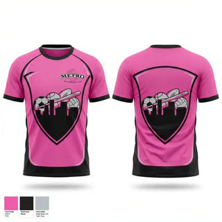 Short Sleeve Performance Shirt, Metro Sports Center Volleyball, Men's Volleyball, Teamtime, Team time, sublimation, custom sports apparel, team uniforms, spirit wear, spiritwear, sports uniforms, custom shirts, team store, custom team store, fundraiser sports, apparel fundraiser