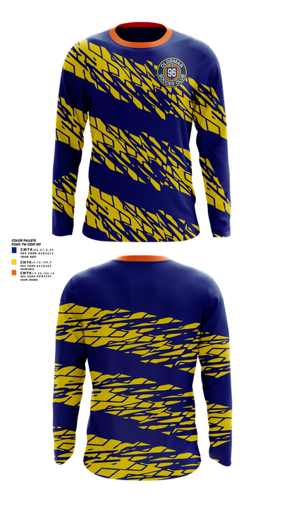 Oldsmar Soccer Club 88985804 Long Sleeve Performance Shirt 1