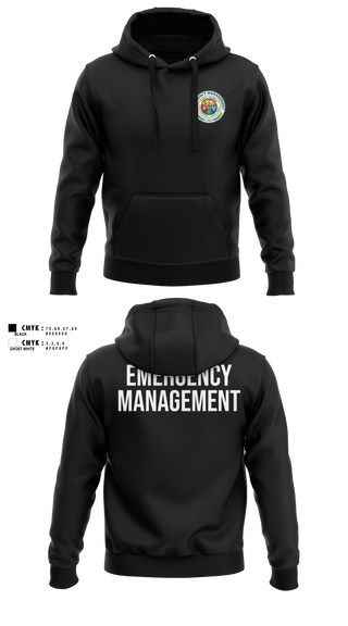 Hoodie, CCRI Emergency Management / Emergency Operations Center, Fire Department, Teamtime, Team time, sublimation, custom sports apparel, team uniforms, spirit wear, spiritwear, sports uniforms, custom shirts, team store, custom team store, fundraiser sports, apparel fundraiser