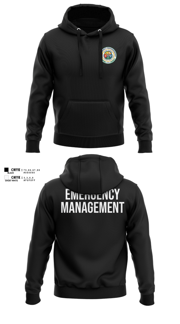 Hoodie, CCRI Emergency Management / Emergency Operations Center, Fire Department, Teamtime, Team time, sublimation, custom sports apparel, team uniforms, spirit wear, spiritwear, sports uniforms, custom shirts, team store, custom team store, fundraiser sports, apparel fundraiser