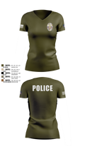 Miami Police Department 44557573 Women's Short Sleeve V-neck Shirt - 4