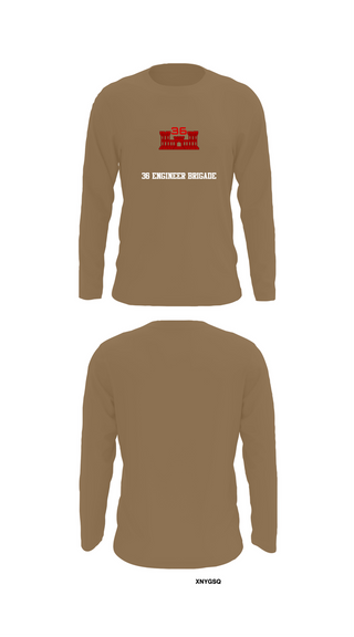 Long Sleeve Performance Shirt, 36 Engineer Brigade, Army, Teamtime, Team time, sublimation, custom sports apparel, team uniforms, spirit wear, spiritwear, sports uniforms, custom shirts, team store, custom team store, fundraiser sports, apparel fundraiser