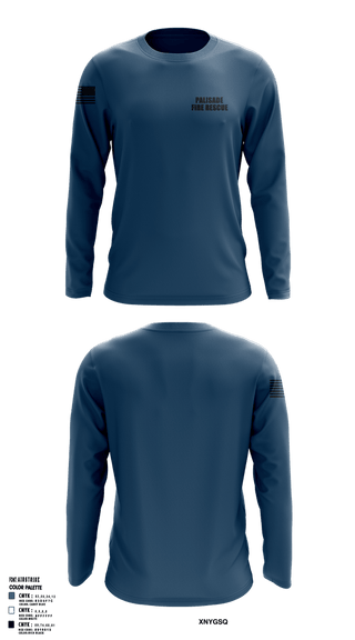 Long Sleeve Performance Shirt, Palisade Fire Rescue, EMS/EMT, Teamtime, Team time, sublimation, custom sports apparel, team uniforms, spirit wear, spiritwear, sports uniforms, custom shirts, team store, custom team store, fundraiser sports, apparel fundraiser