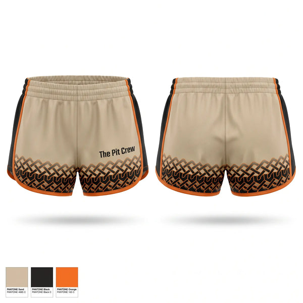 Womens Shorts, The Pit Crew, Wrestling, Teamtime, Team time, sublimation, custom sports apparel, team uniforms, spirit wear, spiritwear, sports uniforms, custom shirts, team store, custom team store, fundraiser sports, apparel fundraiser