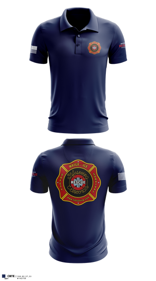 Short Sleeve Performance Polo, Eielson AFB, Fire Department, Teamtime, Team time, sublimation, custom sports apparel, team uniforms, spirit wear, spiritwear, sports uniforms, custom shirts, team store, custom team store, fundraiser sports, apparel fundraiser