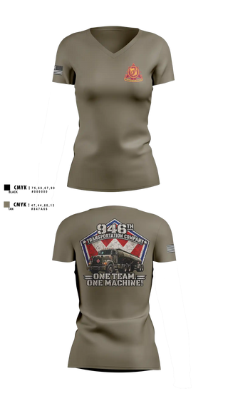 Womens Short Sleeve Vneck Shirt, 946th TC, Army, Teamtime, Team time, sublimation, custom sports apparel, team uniforms, spirit wear, spiritwear, sports uniforms, custom shirts, team store, custom team store, fundraiser sports, apparel fundraiser
