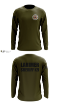 Larimer County Sheriff K9 Long Sleeve Performance Shirt - 3