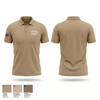 Short Sleeve Performance Polo, 167th HHC, Army, Teamtime, Team time, sublimation, custom sports apparel, team uniforms, spirit wear, spiritwear, sports uniforms, custom shirts, team store, custom team store, fundraiser sports, apparel fundraiser