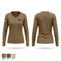 VFA-37 Women's Long Sleeve V-neck Shirt - 1