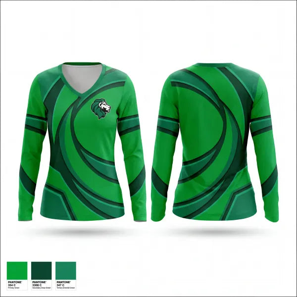 Womens Long Sleeve Vneck Shirt, Boston Trinity Academy Lacrosse, Women's Lacrosse, Teamtime, Team time, sublimation, custom sports apparel, team uniforms, spirit wear, spiritwear, sports uniforms, custom shirts, team store, custom team store, fundraiser sports, apparel fundraiser