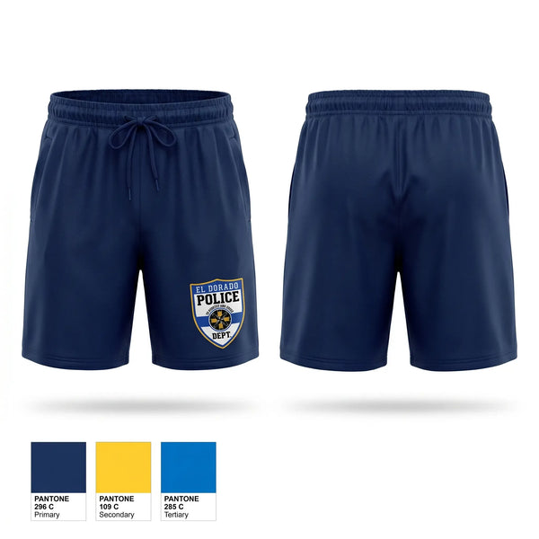 Athletic Shorts With Pockets, El dorado Police Department, Police, Teamtime, Team time, sublimation, custom sports apparel, team uniforms, spirit wear, spiritwear, sports uniforms, custom shirts, team store, custom team store, fundraiser sports, apparel fundraiser