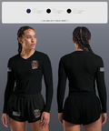 Holly Springs Police Department 98062280 Women's Long Sleeve V-neck Shirt - 2