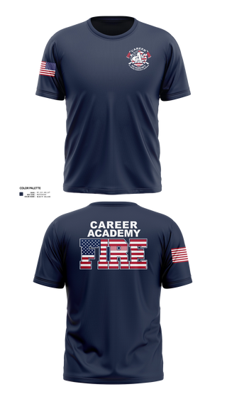 Short Sleeve Performance Shirt, FWCS Career Academy, Fire Department, Teamtime, Team time, sublimation, custom sports apparel, team uniforms, spirit wear, spiritwear, sports uniforms, custom shirts, team store, custom team store, fundraiser sports, apparel fundraiser