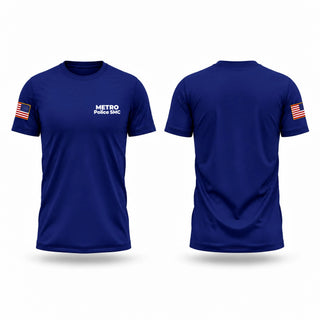 Old School Cotton Feel Shirt, METRO Police SMC, Police, Teamtime, Team time, sublimation, custom sports apparel, team uniforms, spirit wear, spiritwear, sports uniforms, custom shirts, team store, custom team store, fundraiser sports, apparel fundraiser