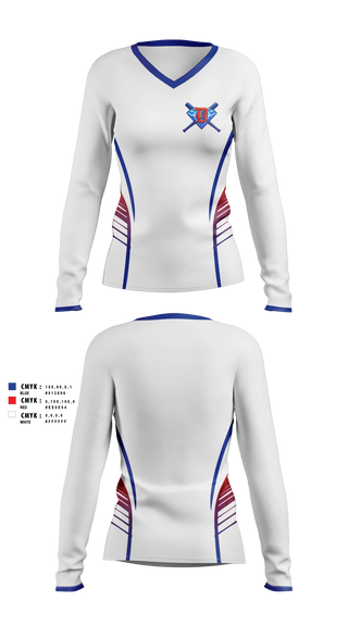 Womens Long Sleeve Vneck Shirt, Dinwiddie Diamond Youth Softball, Softball, Teamtime, Team time, sublimation, custom sports apparel, team uniforms, spirit wear, spiritwear, sports uniforms, custom shirts, team store, custom team store, fundraiser sports, apparel fundraiser