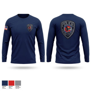 Long Sleeve Performance Shirt, Black Hawk Police Department, Police, Teamtime, Team time, sublimation, custom sports apparel, team uniforms, spirit wear, spiritwear, sports uniforms, custom shirts, team store, custom team store, fundraiser sports, apparel fundraiser