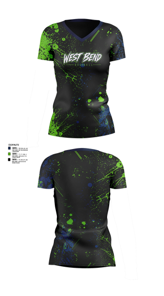Womens Short Sleeve Vneck Shirt, West bend bulldogs, Baseball, Teamtime, Team time, sublimation, custom sports apparel, team uniforms, spirit wear, spiritwear, sports uniforms, custom shirts, team store, custom team store, fundraiser sports, apparel fundraiser