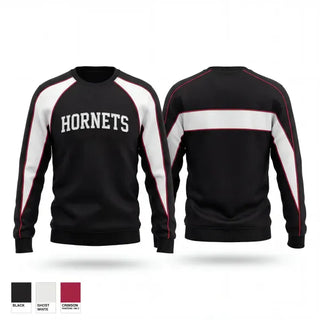 Crew Neck Sweatshirt, Hornets, , Teamtime, Team time, sublimation, custom sports apparel, team uniforms, spirit wear, spiritwear, sports uniforms, custom shirts, team store, custom team store, fundraiser sports, apparel fundraiser