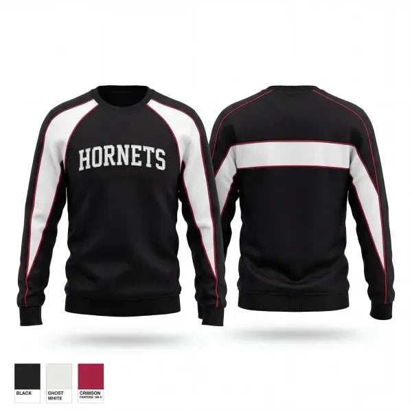 Crew Neck Sweatshirt, Hornets, , Teamtime, Team time, sublimation, custom sports apparel, team uniforms, spirit wear, spiritwear, sports uniforms, custom shirts, team store, custom team store, fundraiser sports, apparel fundraiser