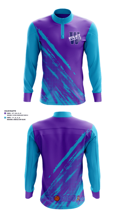 Weslaco Scorpions 41640937 Quarter Zip Jacket - 3
