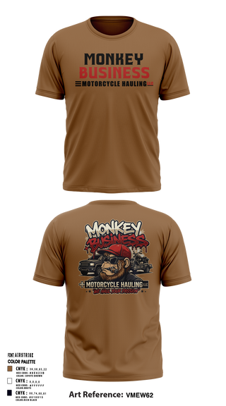 Short Sleeve Performance Shirt, Monkey Business Motorcycle Hauling, , Teamtime, Team time, sublimation, custom sports apparel, team uniforms, spirit wear, spiritwear, sports uniforms, custom shirts, team store, custom team store, fundraiser sports, apparel fundraiser
