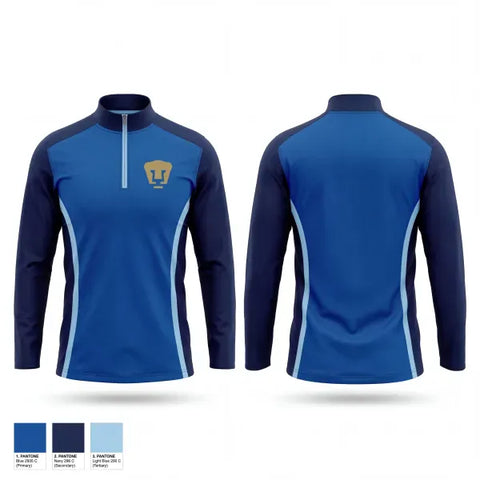 Quarter Zip Jacket, Pumas, Men's Soccer, Teamtime, Team time, sublimation, custom sports apparel, team uniforms, spirit wear, spiritwear, sports uniforms, custom shirts, team store, custom team store, fundraiser sports, apparel fundraiser