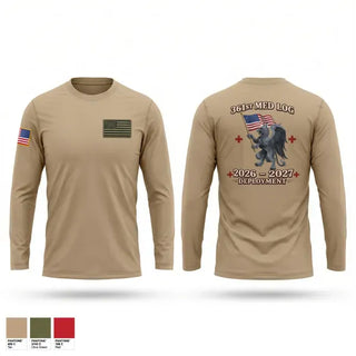 Long Sleeve Performance Shirt, 361 med log, Army, Teamtime, Team time, sublimation, custom sports apparel, team uniforms, spirit wear, spiritwear, sports uniforms, custom shirts, team store, custom team store, fundraiser sports, apparel fundraiser