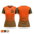 Hunt Heads Social Club Women's Short Sleeve V-neck Shirt - 1