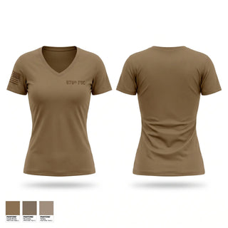Womens Short Sleeve Vneck Shirt, 578th FSC, Army, Teamtime, Team time, sublimation, custom sports apparel, team uniforms, spirit wear, spiritwear, sports uniforms, custom shirts, team store, custom team store, fundraiser sports, apparel fundraiser