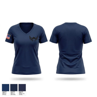 Womens Short Sleeve Vneck Shirt, BRICK TOWNSHIP EMS-RESCUE SPECIAL OPERATIONS, EMS/EMT, Teamtime, Team time, sublimation, custom sports apparel, team uniforms, spirit wear, spiritwear, sports uniforms, custom shirts, team store, custom team store, fundraiser sports, apparel fundraiser
