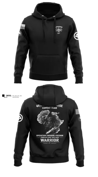 Hoodie, 44th IBCT, Army, Teamtime, Team time, sublimation, custom sports apparel, team uniforms, spirit wear, spiritwear, sports uniforms, custom shirts, team store, custom team store, fundraiser sports, apparel fundraiser