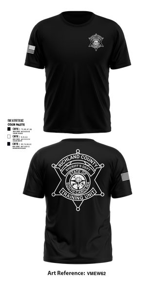Short Sleeve Rash Guard Shirt, Richland County Sheriff's Department Training Unit, Police, Teamtime, Team time, sublimation, custom sports apparel, team uniforms, spirit wear, spiritwear, sports uniforms, custom shirts, team store, custom team store, fundraiser sports, apparel fundraiser