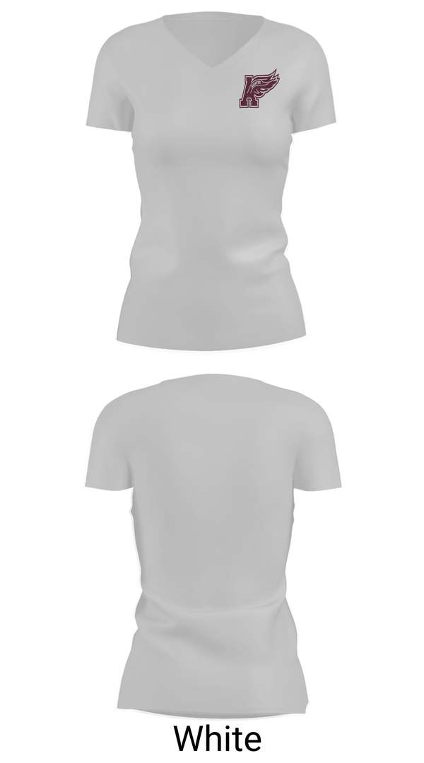 Womens Short Sleeve Vneck Shirt, Two Harbors High School Golf, Golf, Teamtime, Team time, sublimation, custom sports apparel, team uniforms, spirit wear, spiritwear, sports uniforms, custom shirts, team store, custom team store, fundraiser sports, apparel fundraiser