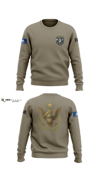 Crew Neck Sweatshirt, 2nd Area Command (LASG), , Teamtime, Team time, sublimation, custom sports apparel, team uniforms, spirit wear, spiritwear, sports uniforms, custom shirts, team store, custom team store, fundraiser sports, apparel fundraiser