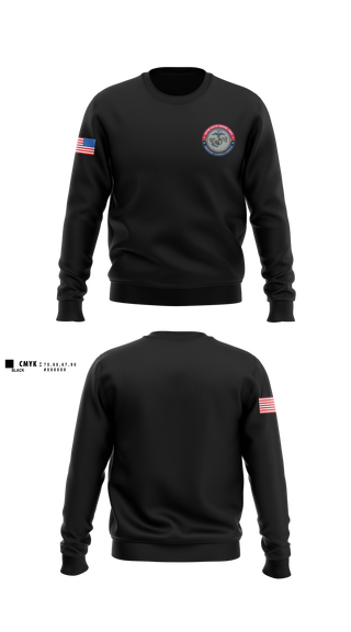 Crew Neck Sweatshirt, MCAS Miramar Emergency Dispatch, Marines, Teamtime, Team time, sublimation, custom sports apparel, team uniforms, spirit wear, spiritwear, sports uniforms, custom shirts, team store, custom team store, fundraiser sports, apparel fundraiser