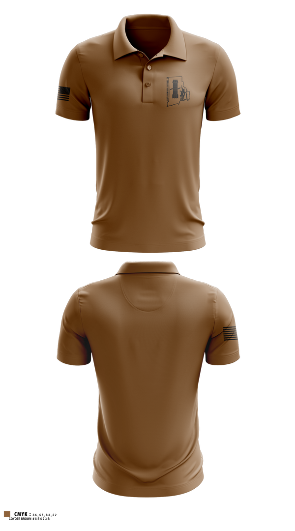Short Sleeve Performance Polo, 1207 FSC, Army, Teamtime, Team time, sublimation, custom sports apparel, team uniforms, spirit wear, spiritwear, sports uniforms, custom shirts, team store, custom team store, fundraiser sports, apparel fundraiser
