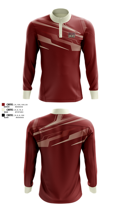 Kingz seat 57361387 Quarter Zip Jacket - 100