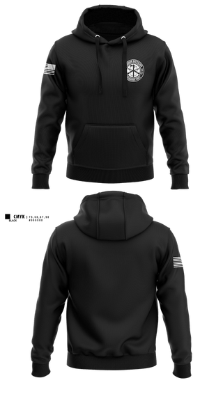 Hoodie, Indiana University of Pennsylvania Warrior Battalion, Army, Teamtime, Team time, sublimation, custom sports apparel, team uniforms, spirit wear, spiritwear, sports uniforms, custom shirts, team store, custom team store, fundraiser sports, apparel fundraiser