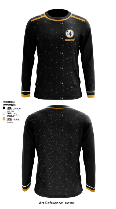 Quaker Valley Middle School Soccer 5764895 Long Sleeve Performance Shirt 1