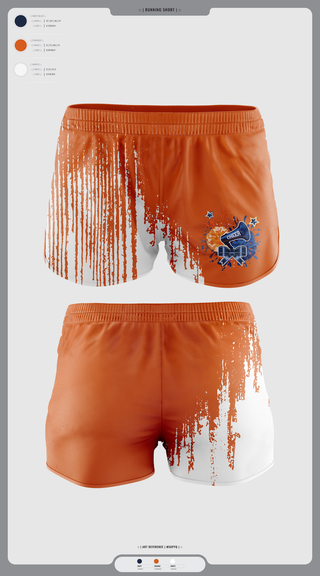 Womens Shorts, Lady Broncos, Cheer, Teamtime, Team time, sublimation, custom sports apparel, team uniforms, spirit wear, spiritwear, sports uniforms, custom shirts, team store, custom team store, fundraiser sports, apparel fundraiser