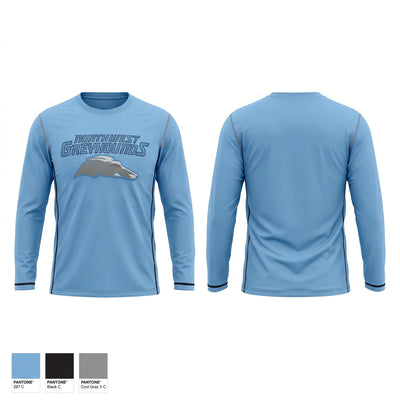 Northwest Greyhounds Long Sleeve Performance Shirt - 2
