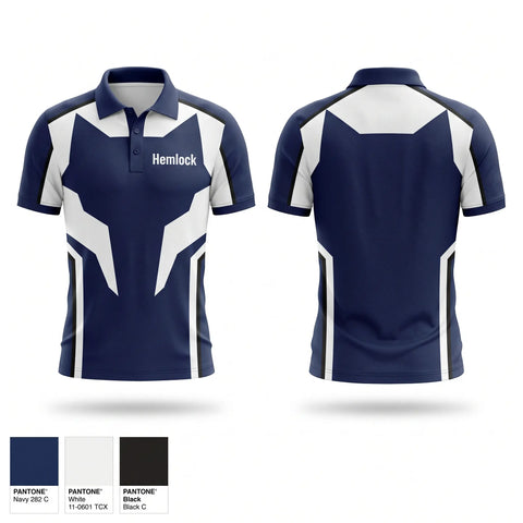 Short Sleeve Performance Polo, Hemlock, Wrestling, Teamtime, Team time, sublimation, custom sports apparel, team uniforms, spirit wear, spiritwear, sports uniforms, custom shirts, team store, custom team store, fundraiser sports, apparel fundraiser