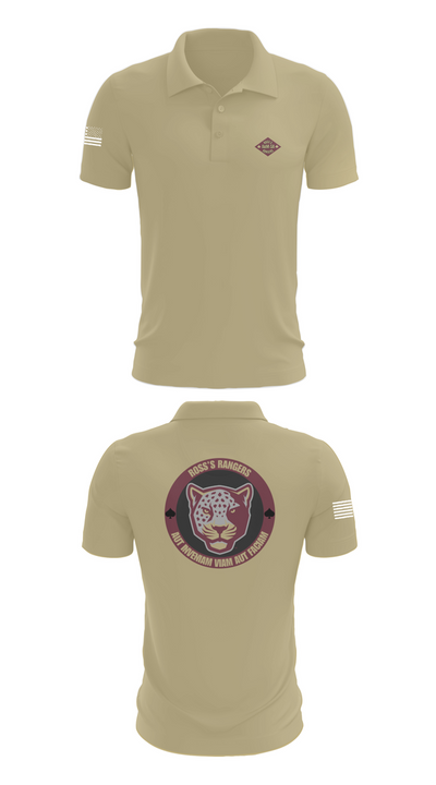 Ross Rangers 12757197 Short Sleeve Performance Polo - 87