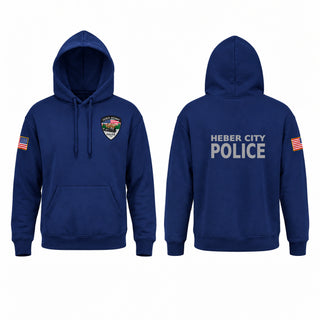 Hoodie, Heber City Police Department, Police, Teamtime, Team time, sublimation, custom sports apparel, team uniforms, spirit wear, spiritwear, sports uniforms, custom shirts, team store, custom team store, fundraiser sports, apparel fundraiser