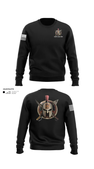 Crew Neck Sweatshirt, 108th Air Defense Artillery Brigade, Army, Teamtime, Team time, sublimation, custom sports apparel, team uniforms, spirit wear, spiritwear, sports uniforms, custom shirts, team store, custom team store, fundraiser sports, apparel fundraiser