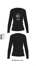 MSCLANT 20118789 Women's Long Sleeve V-neck Shirt - 21