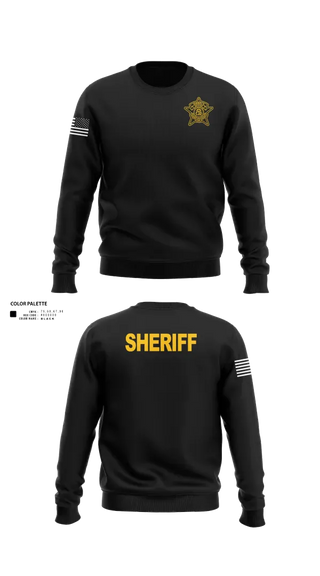 Crew Neck Sweatshirt, Harris County Sheriff’s Office (GA), Police, Teamtime, Team time, sublimation, custom sports apparel, team uniforms, spirit wear, spiritwear, sports uniforms, custom shirts, team store, custom team store, fundraiser sports, apparel fundraiser