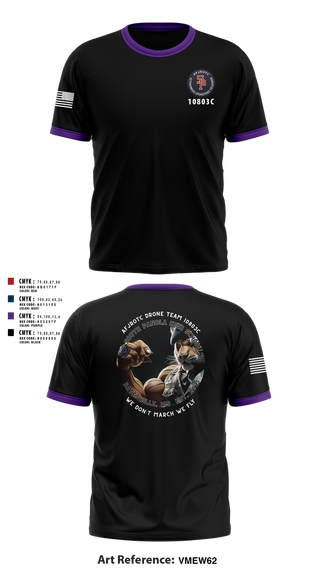 Short Sleeve Performance Shirt, AFJROTC MS-081 DRONE TEAM, , Teamtime, Team time, sublimation, custom sports apparel, team uniforms, spirit wear, spiritwear, sports uniforms, custom shirts, team store, custom team store, fundraiser sports, apparel fundraiser